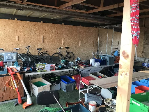 Before Garage Clearance in Howden - property cleared by White Rose