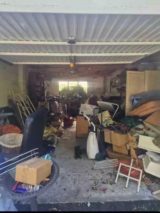 Before Garage Clearance in Grimsby - property cleared by White Rose